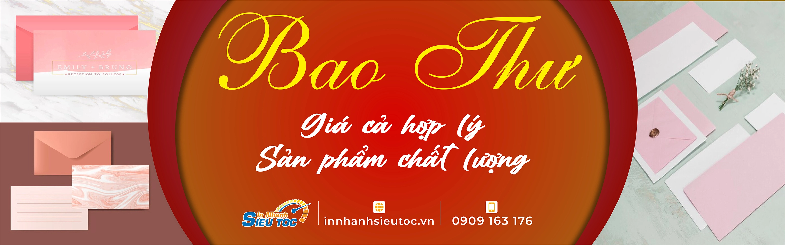 In Bao Thư A4, Bìa Thư A4 Giá Rẻ