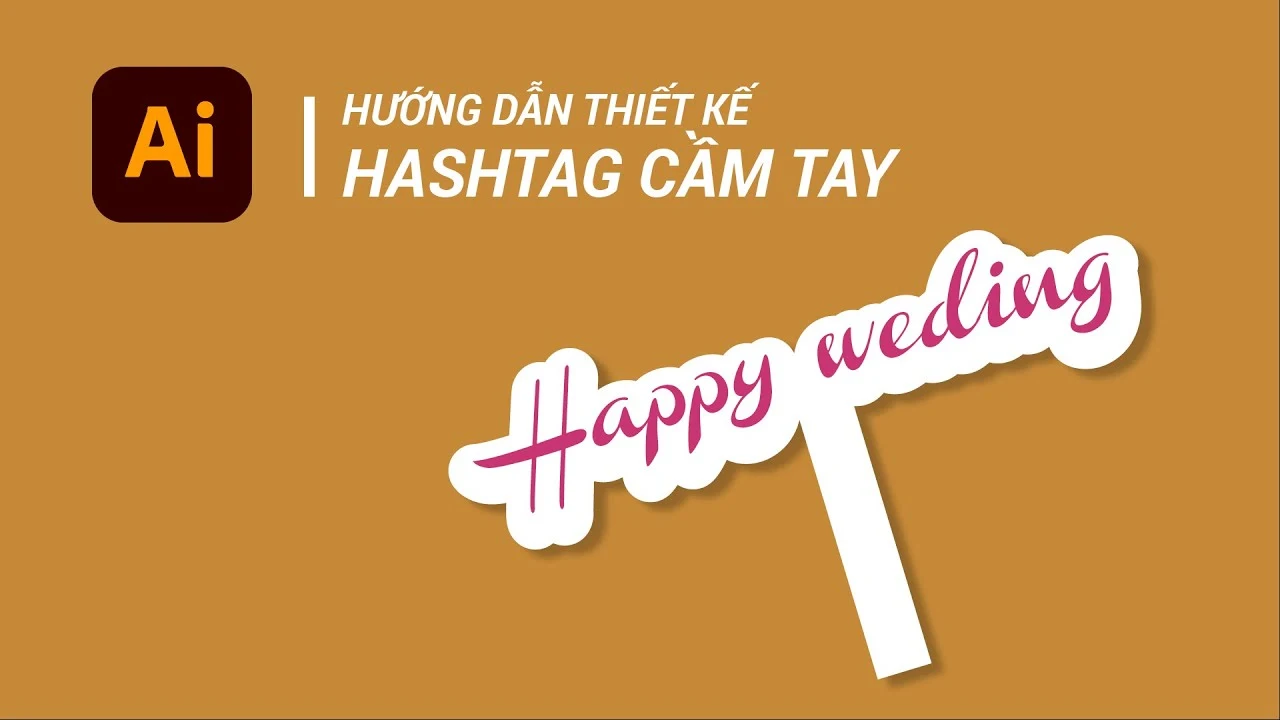 In hashtag cầm tay