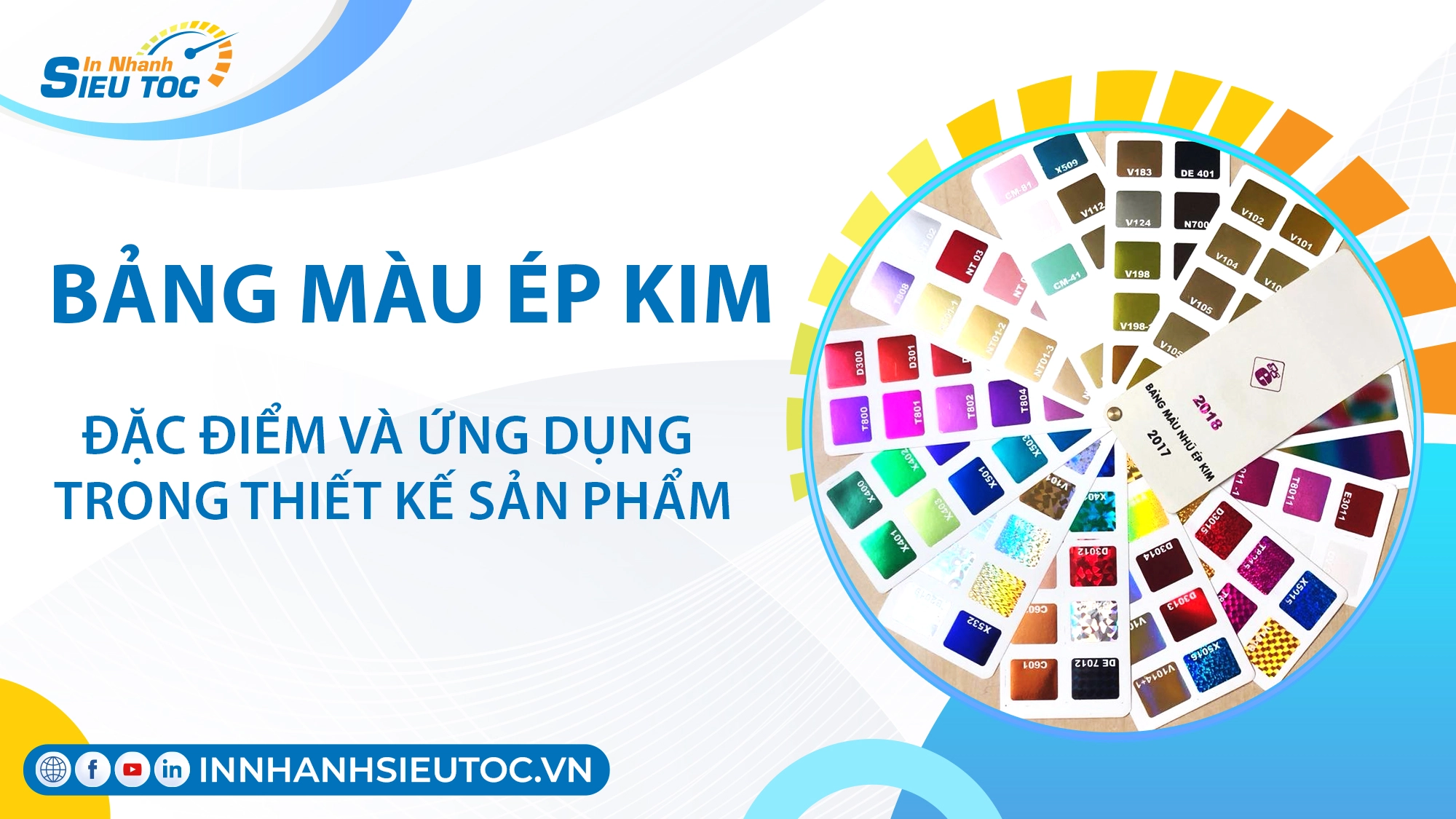 Bảng Màu Ép Kim – Các Màu Ép Kim Phổ Biến