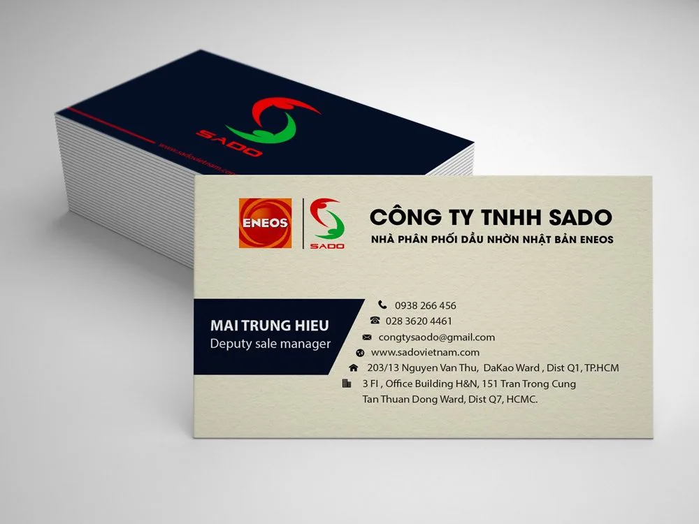 Card visit tiếng Anh