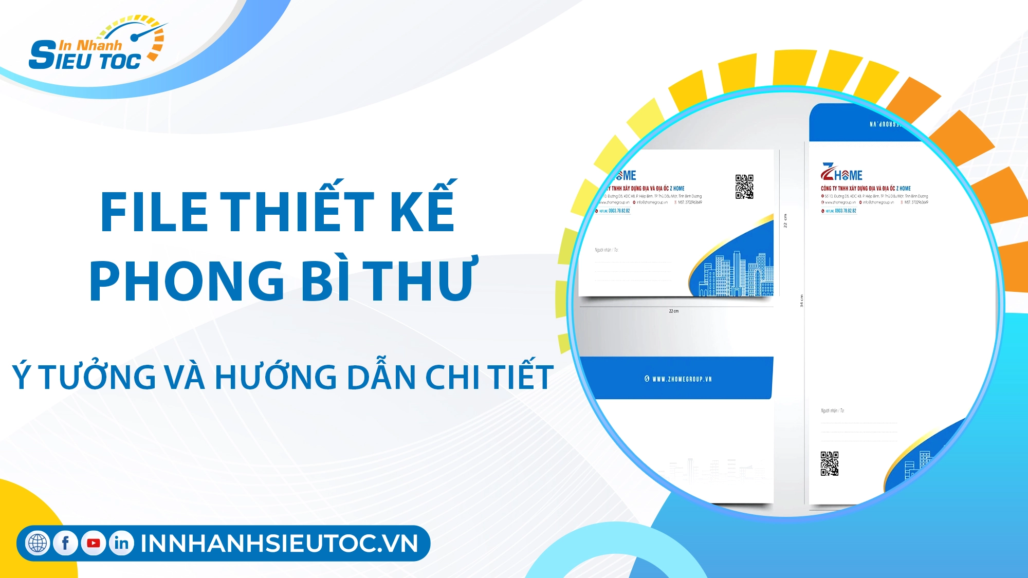 File Thiết Kế Phong Bì Thư – Các Mẫu Đẹp