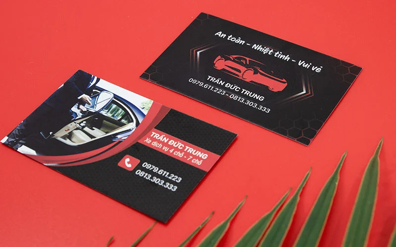 Mẫu Card Visit Lái Xe Taxi