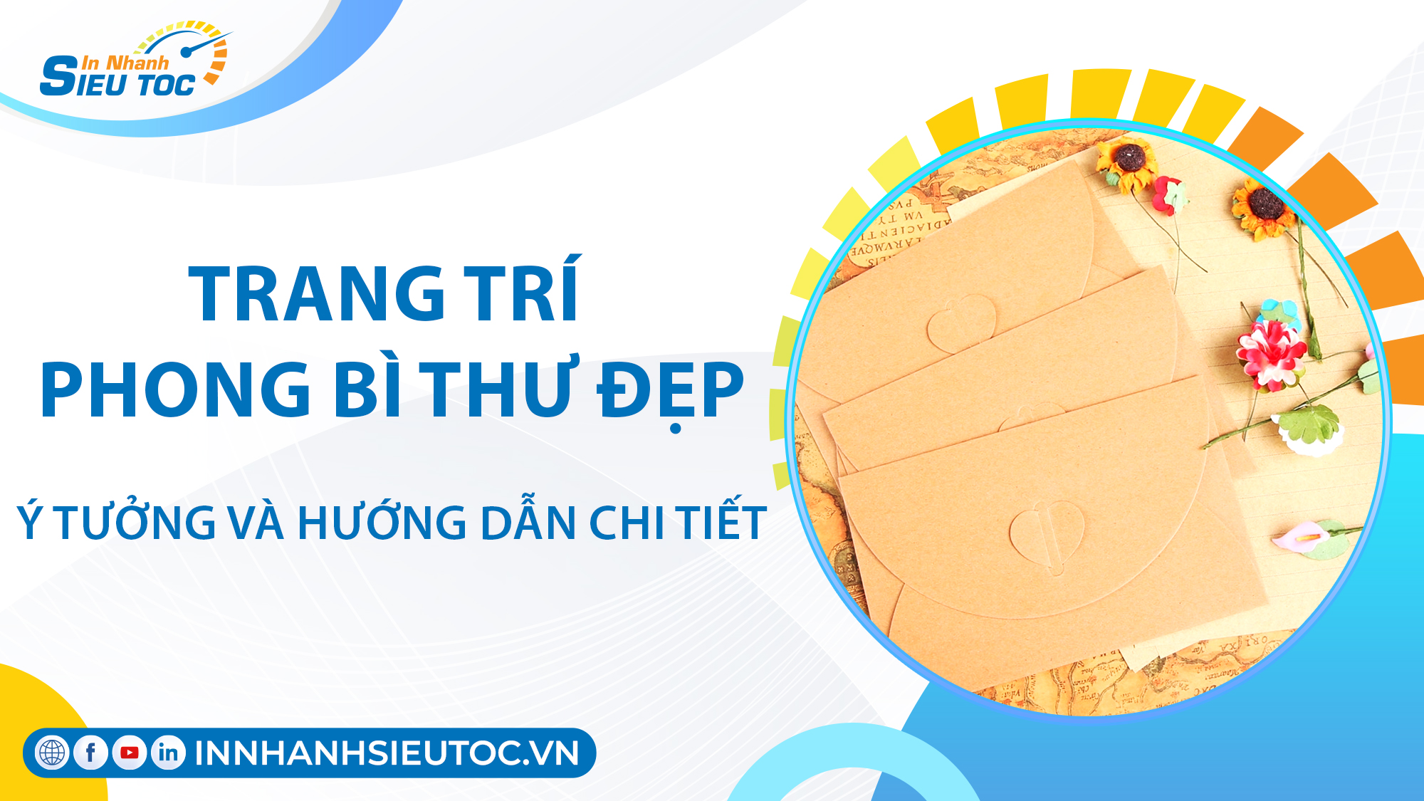 Trang Trí Phong Bì Thư Đẹp – Thiết Kế Sáng Tạo