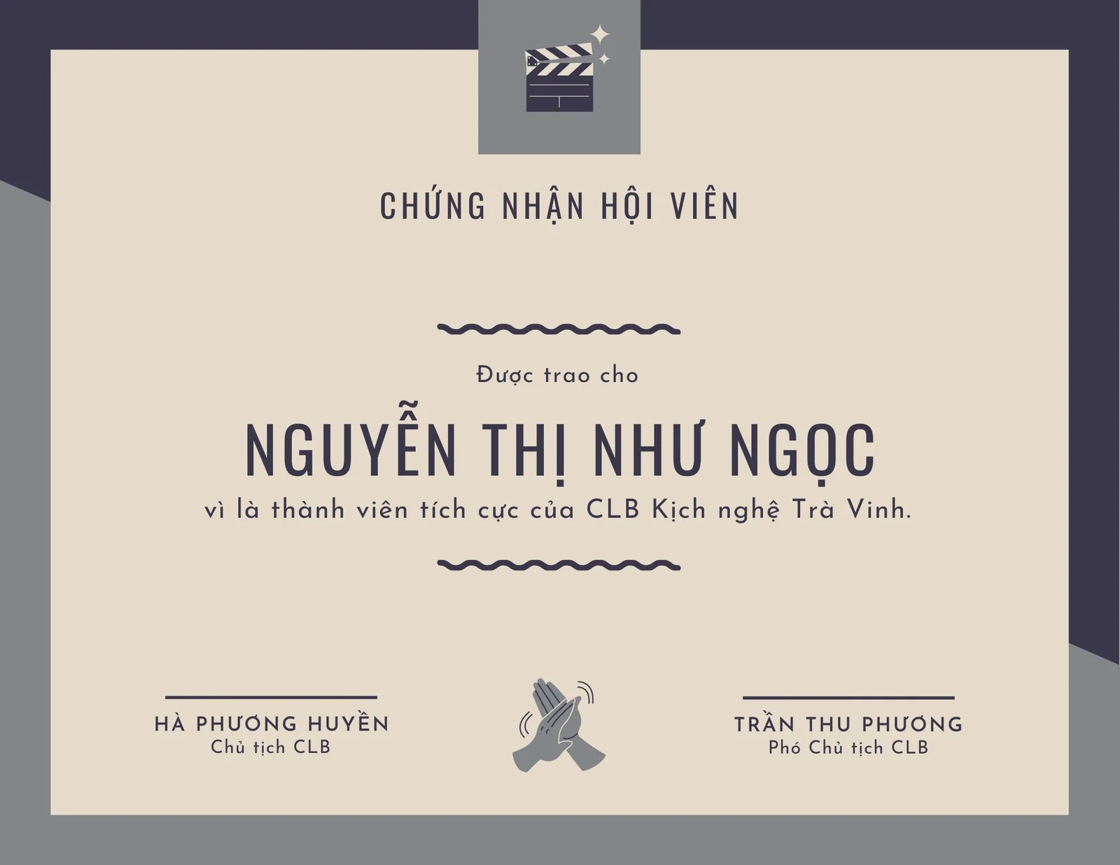 Thẻ Thành Viên Câu Lạc Bộ