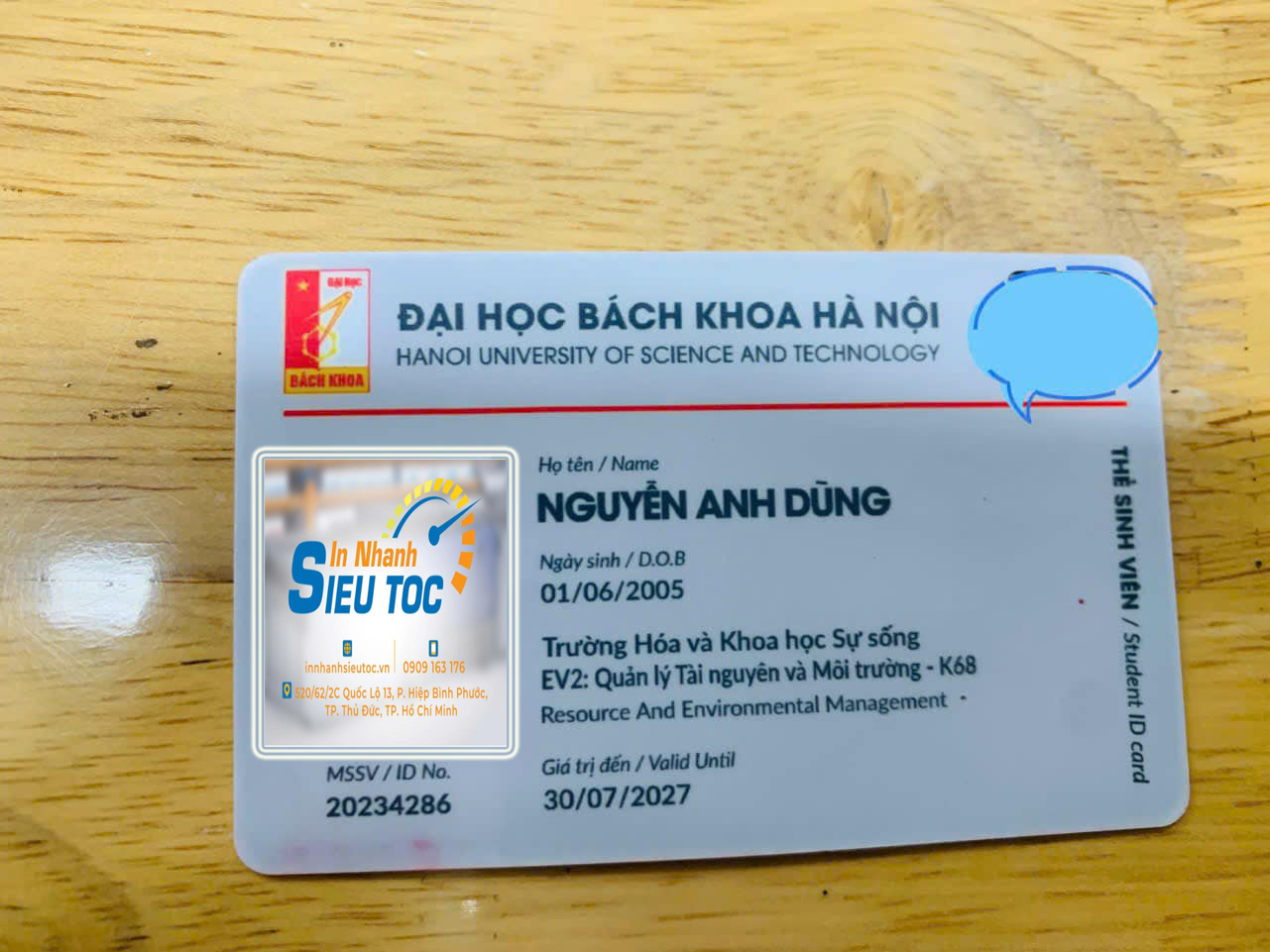 Thẻ Học Sinh