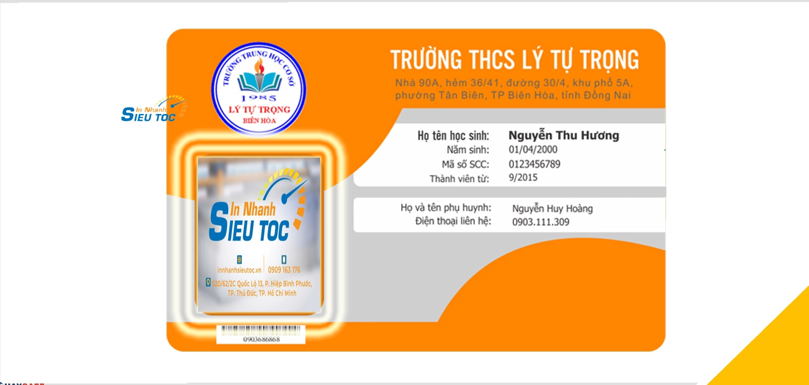 Thẻ Học Sinh