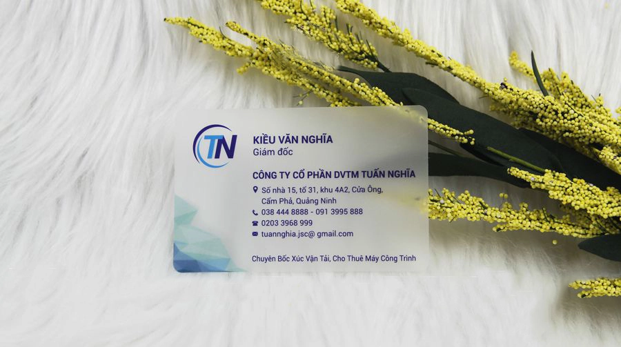 Card Nhựa Trong