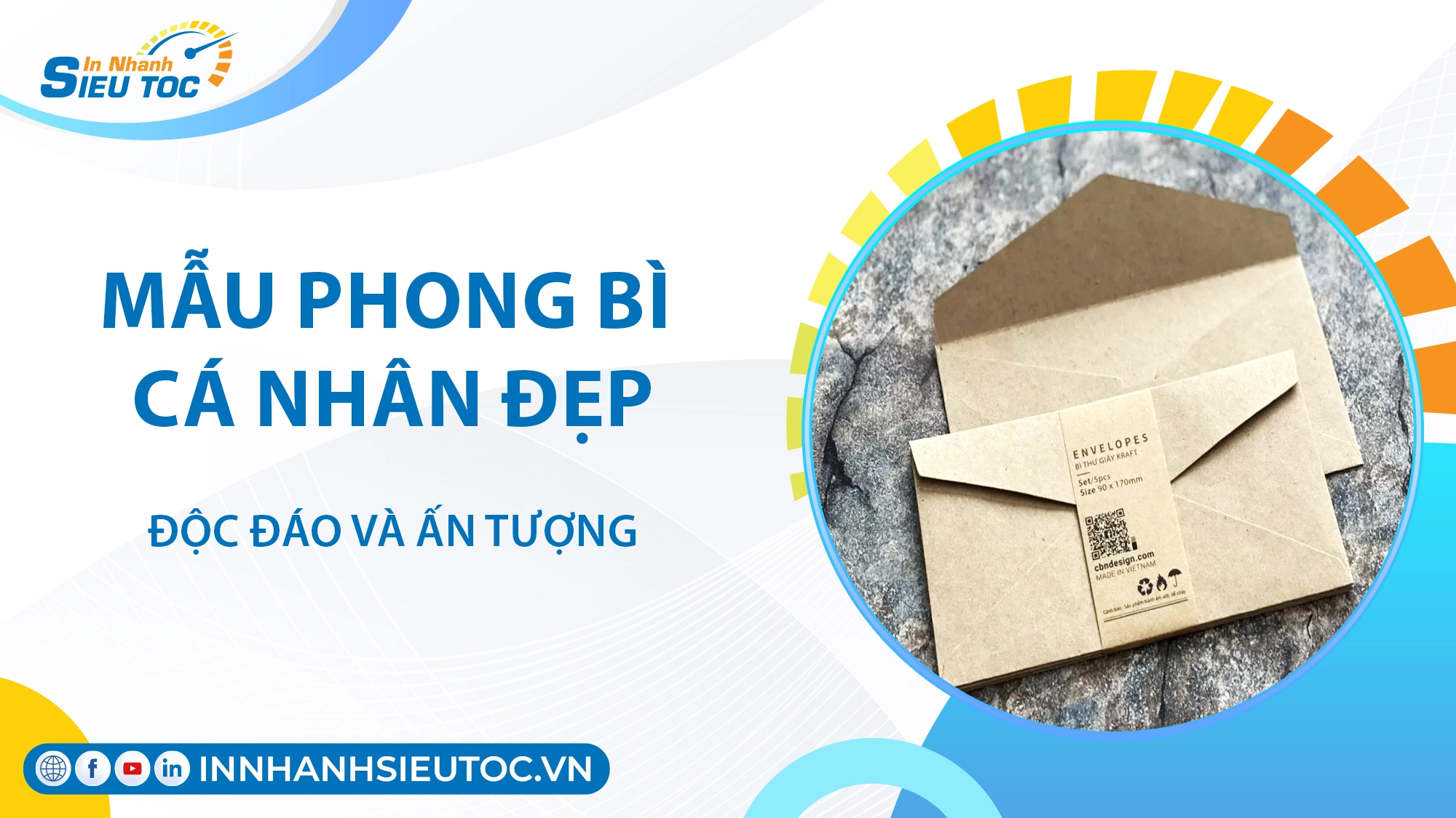 Mẫu Phong Bì Cá Nhân Đẹp – Thiết Kế Tinh Tế