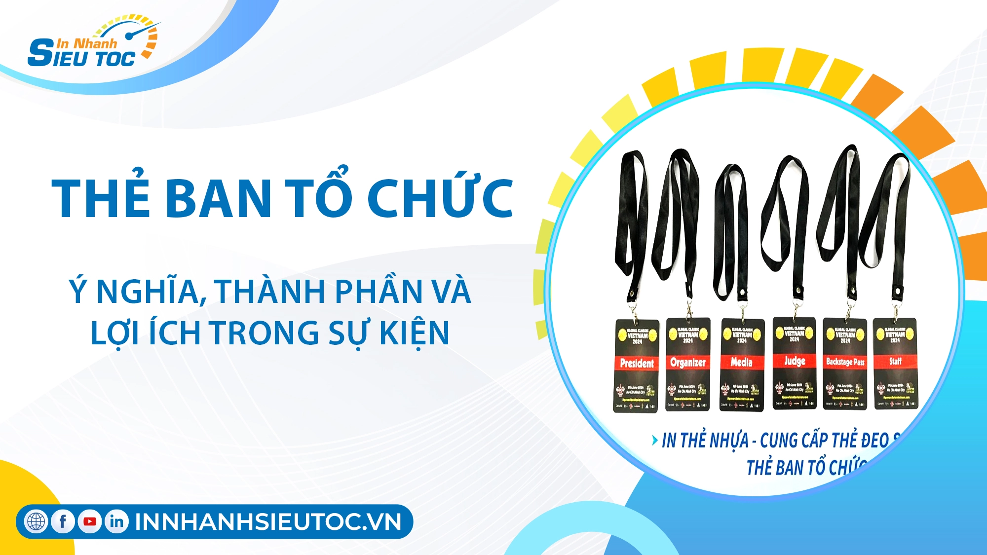 Thẻ Ban Tổ Chức – Vai Trò Trong Các Sự Kiện