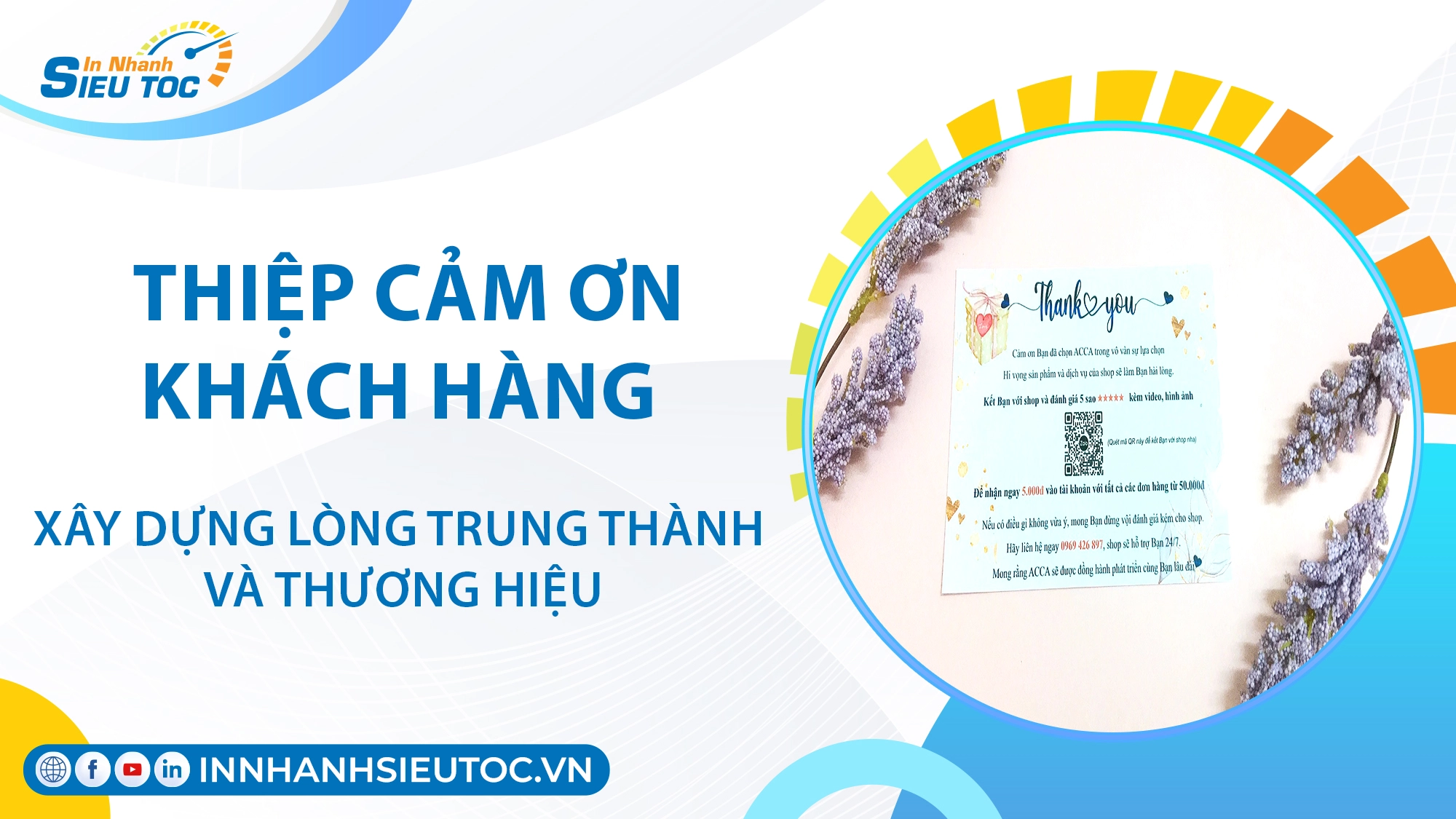 Thiệp Cảm Ơn Khách Hàng – Tạo Những Dấu Ấn