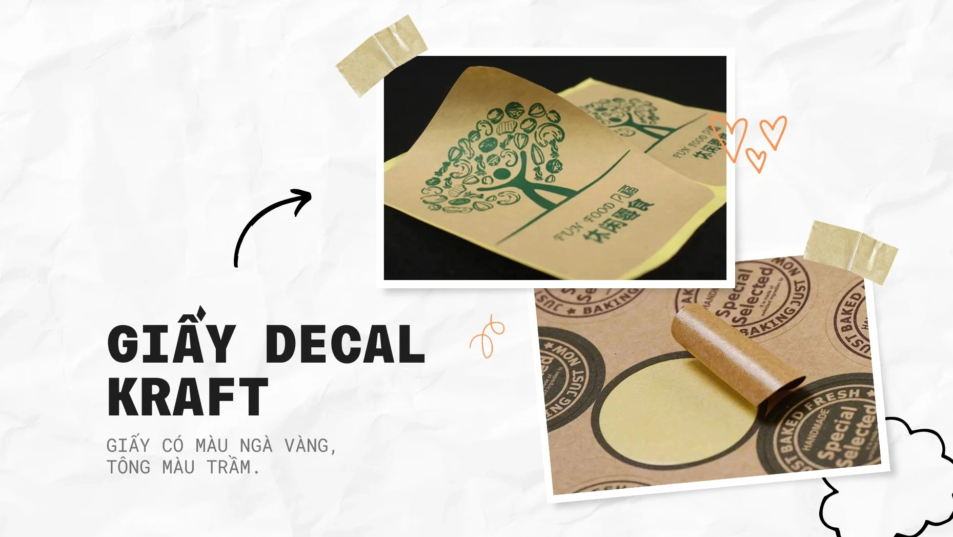 in tem giấy kraft, decal kraft, decal giấy kraft in tem giấy kraft, decal kraft, decal giấy kraft