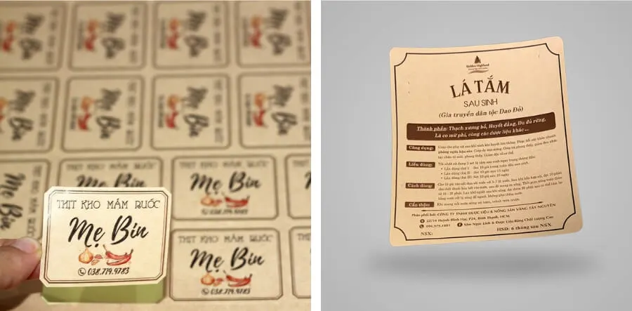 in tem giấy kraft, decal kraft, decal giấy kraft in tem giấy kraft, decal kraft, decal giấy kraft